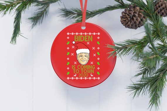 Christmas 2020 Ornament Joe Biden Christmas Ornaments Etsy