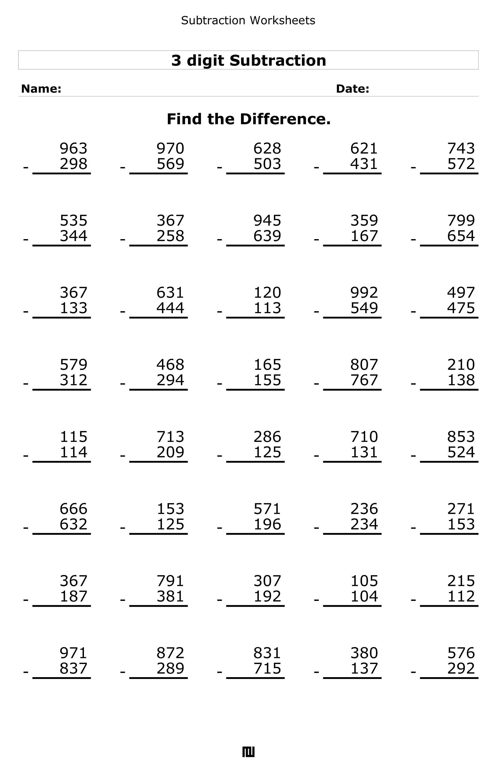 HOJA de TRABAJO No. 3 Problemas de Suma y Resta | PDF, image size:1930x3000