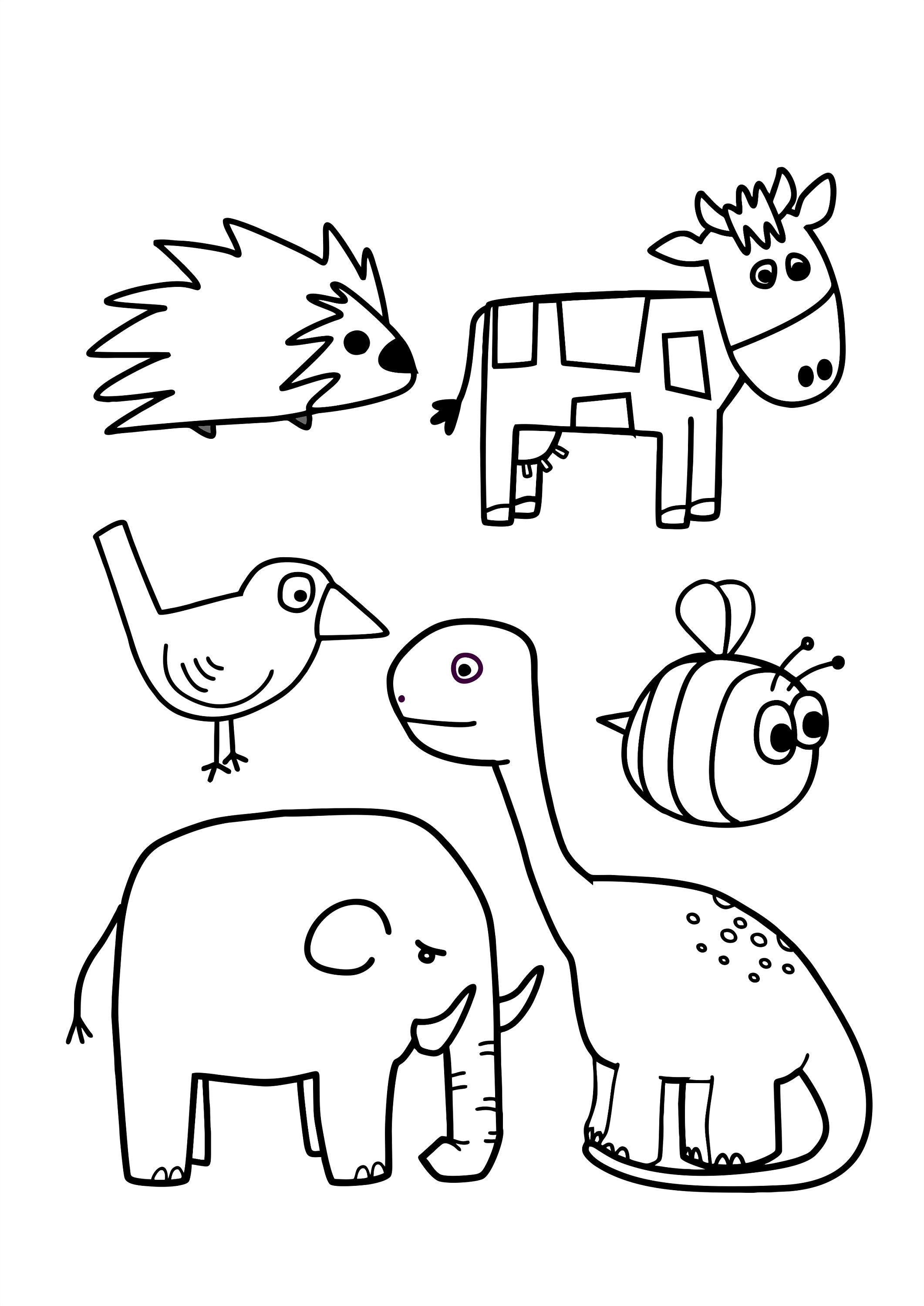 Printable Coloring Pages for Kids. 444 Pages. Assortment of Printables