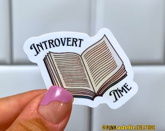Introverte tijdssticker boek lezen, Booktok Reader cadeau