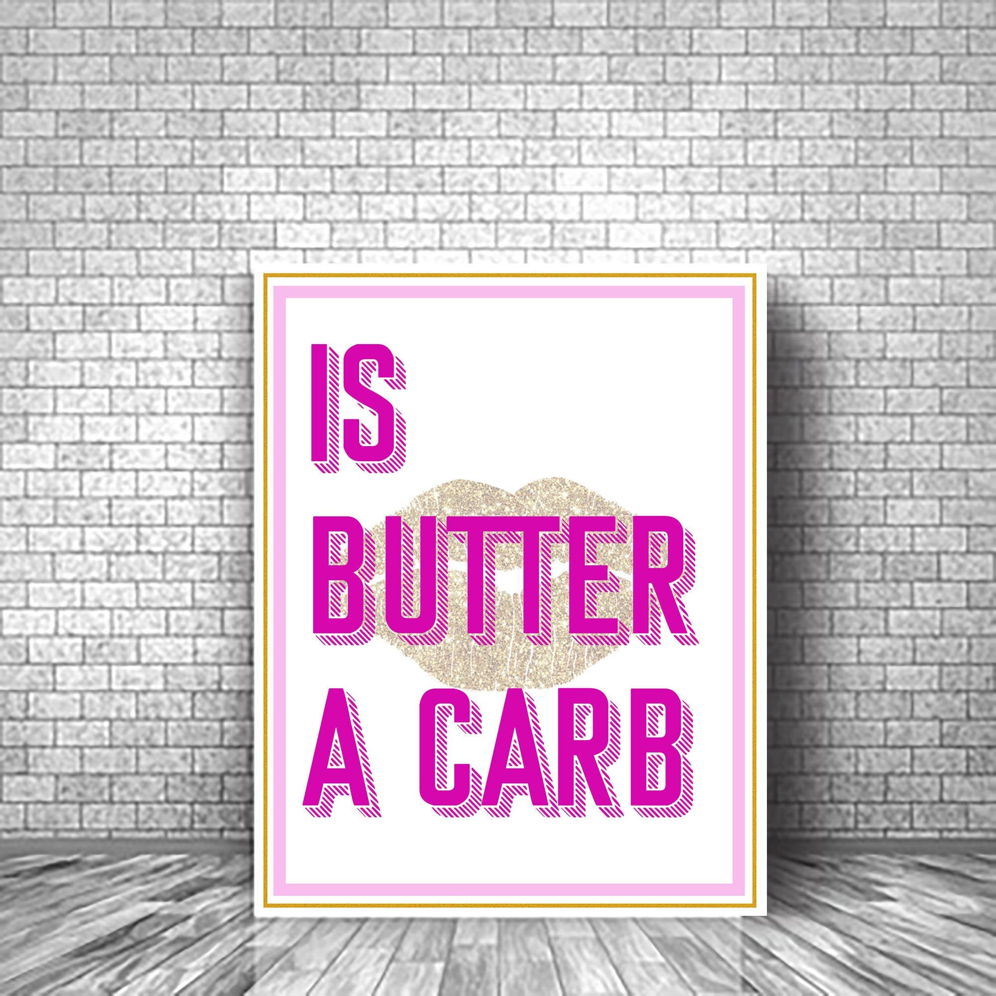 Mean Girls Poster Is Butter A Carb Mean Girls Wall Art | Etsy