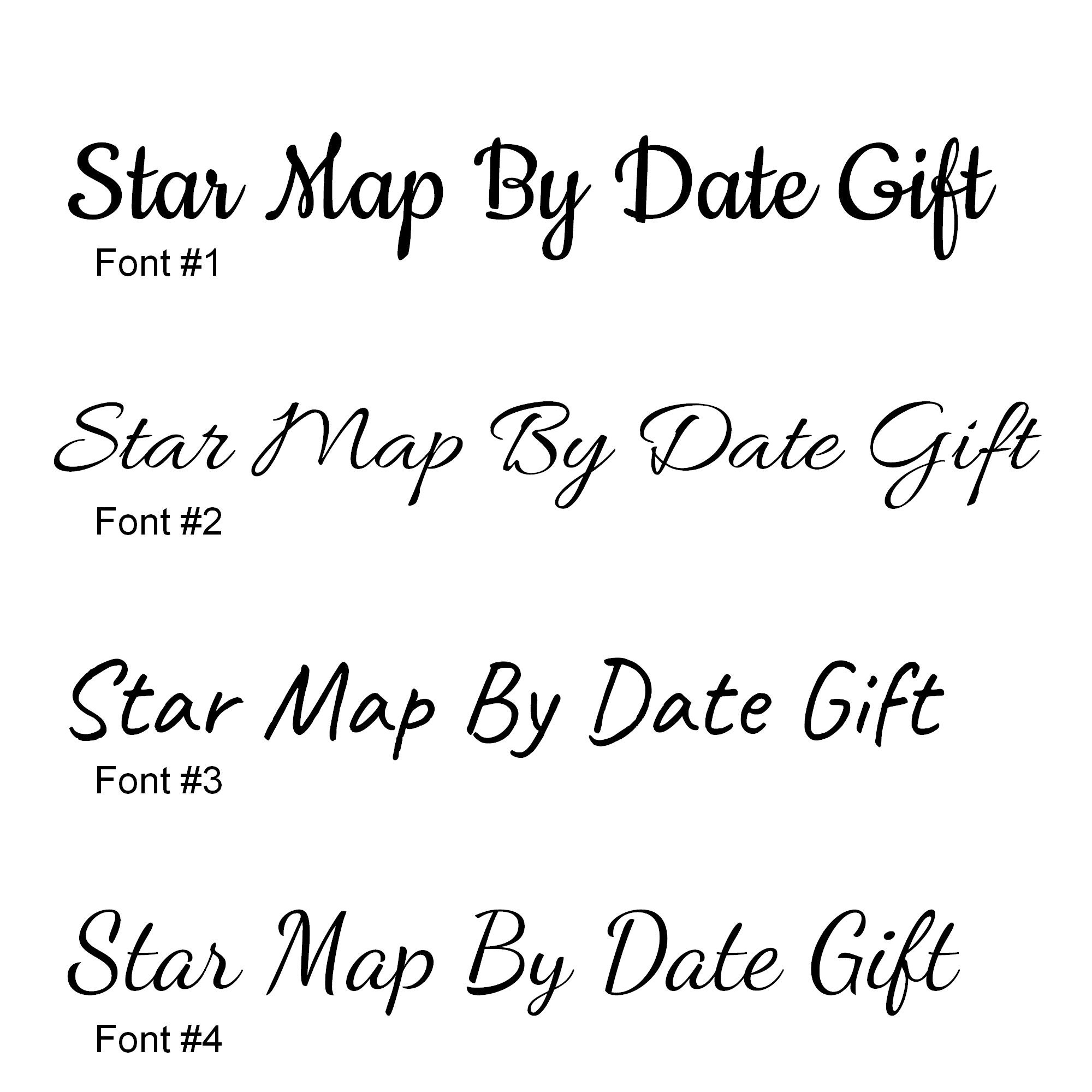 Personalized Star Map by Date. Custom Constellation Star Etsy