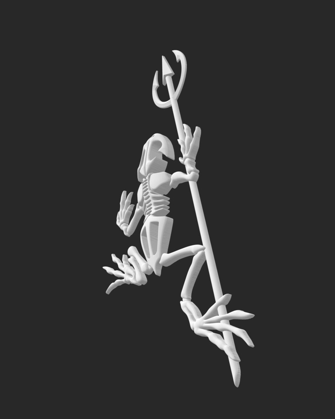 Navy SEAL Bone Frog With Tident STL File, 3d Model, 3d Printing, Cnc