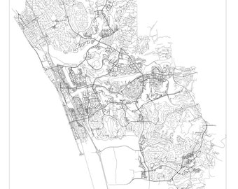 Carlsbad California high quality SVG file for engraving or other applications