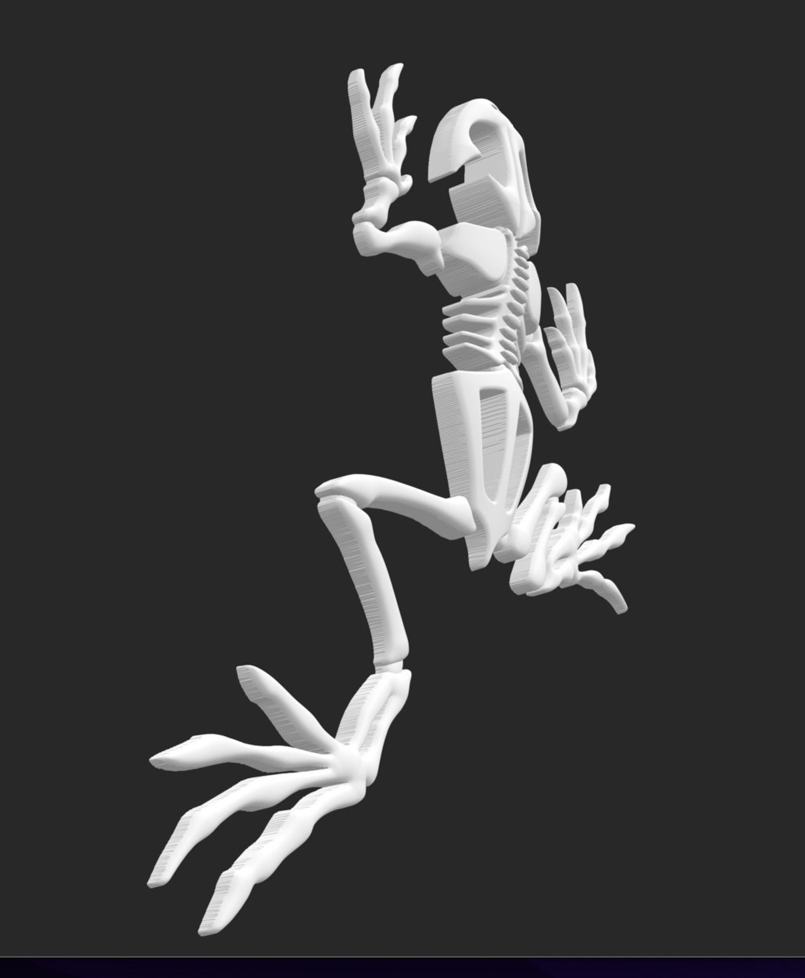 Navy SEAL Bone Frog STL File, 3d Model, 3d Printing, Cnc,