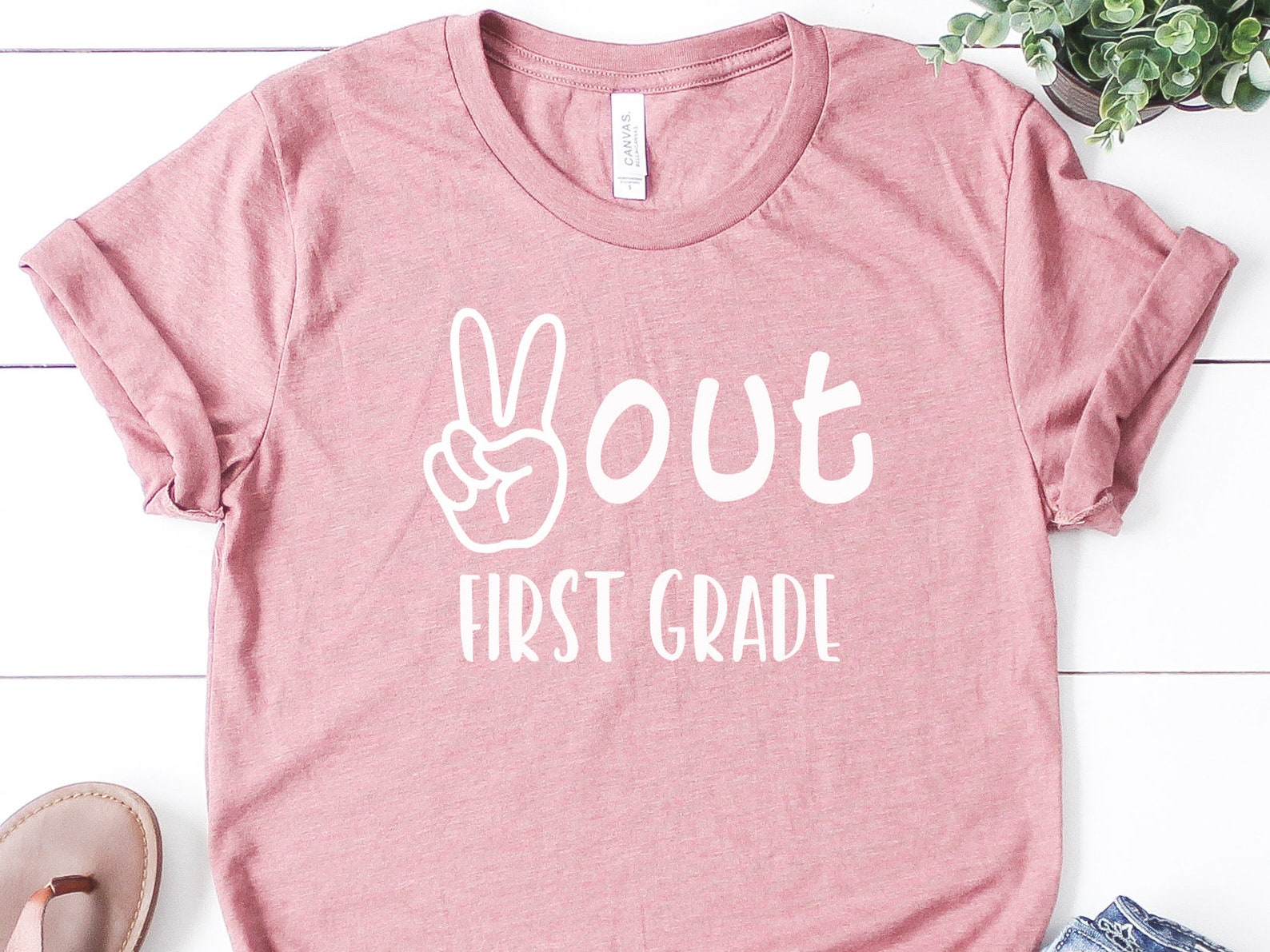 Peace out First Grade Shirt 1st Grade Shirt End of year | Etsy