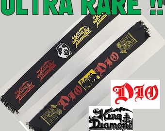 Bufanda de la gira King Diamond / DIO / años 80