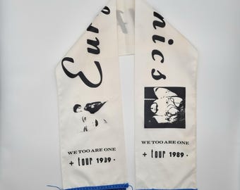 Vintage Eurythmics Rock Tour Scarf