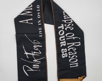Pink Floyd vintage tour scarf from 1988 rare 80s merchandise