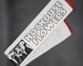 Vintage HOTHOUSE FLOWERS tour scarf 90s