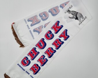 Chuck Berry tour scarf 90s unused