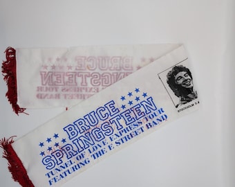 Bruce Springsteen Band Scarf 1988 Collector's item from the 80s