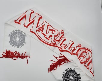 MARILLION -90 tour scarf concert scarves merchandise vintage rock ULTRA RARE