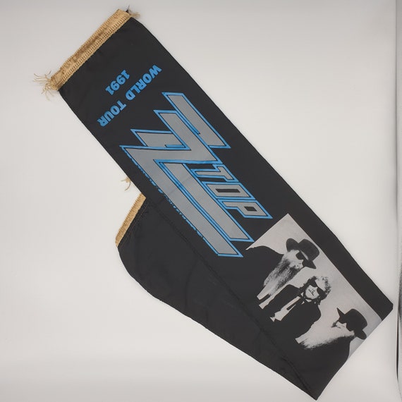 ZZ Top tour concert scarf scarves merchandise vintage retro rock ULTRA RARE