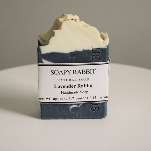 Lavender Rabbit Soap Bars | Handmade | Natural | Bath and Body | Lavender Essential Oil
