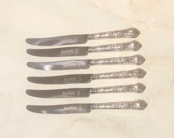 Queen's Pattern Teemesser mit silbernem Griff , Sheffield, 1977