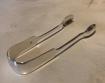 Zuckerzange mit Geigenrücken, James und Josiah Williams, Exeter, 1853