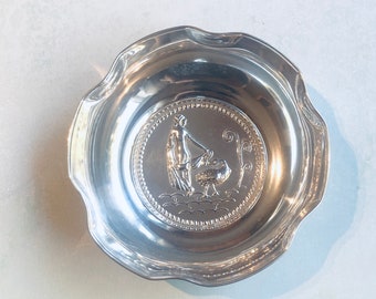 Cypriot Silver Bowl showing the Goddess Hera