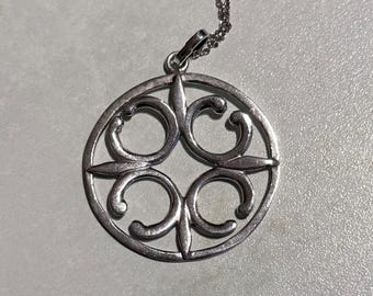 Vintage Ola Gorie St. Magnus Anhänger und Kette