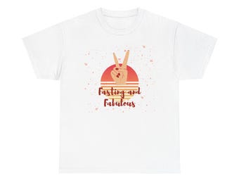 Fasting and Fabulous Ramadan TShirt Islamic Fasting Tee Muslim Gift for Boys Girls Religious Ramadan Shirt Eid Gift  Islamic Clothing