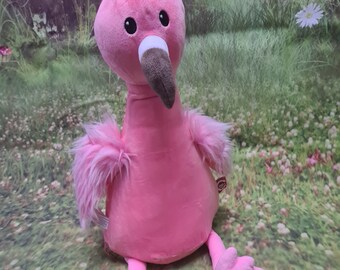 flamingo teddy bear