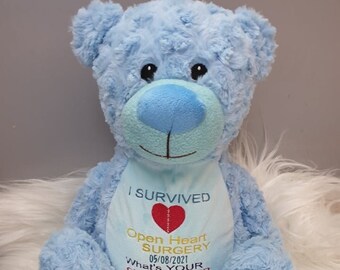 thumbnail image 2 of Personalized Heart Surgery Scar Buddy Monkey - Comfort Toy For CHD Kids (9\" Tall) 2 of 11