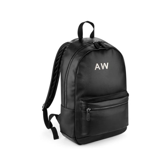 Zaino Pelle Zaini Personalizzati Con Iniziali Zaino Uomo Zaino Con