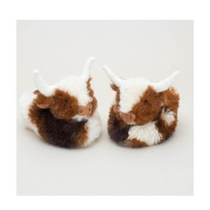 Texas Longhorn Kuh Baby Hausschuhe: Plüsch Gender Neutral Geschenk