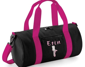 Sac de danse irlandaise personnalisé - Sac à chaussures Ghillies brodé avec nom personnalisé - Cadeau pour danseuse irlandaise et accessoire Feis