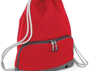 Personalized Athleisure Gymsac – Water-Resistant, Shoe Pocket, Drawstring Bag for Gym, Swimming & Kids