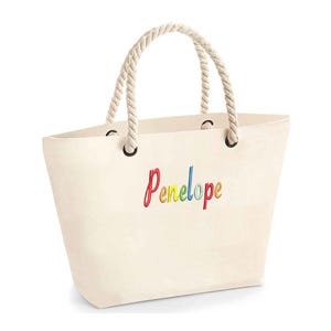 Personalised Beach Bag , Personalised Holiday Bag, Personalised Holdall , Personalised Swimming Bag ,Personalized Beach Bag ,Pink Beach Bag