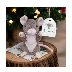 Cuddly Toy Mouse 11cm, Personalised Name On A Tag,  Personalized Cuddly Toy,  Stuffed Animal,  Cuddly Toy Plush Toy