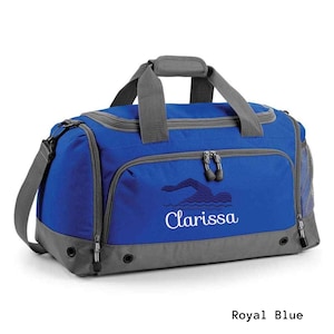 Personalised Embroidered Swimming Holdall Bag, Embroidered Swimming Bag Holdall, Swimming, Swimming Gift, Sport Bag, Gym Bag, Swimming Club