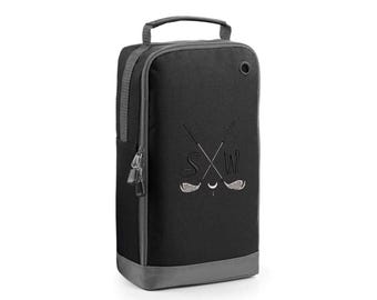 Personalized Embroidered Golf Shoe Bag: Water-Resistant Golfer Gift