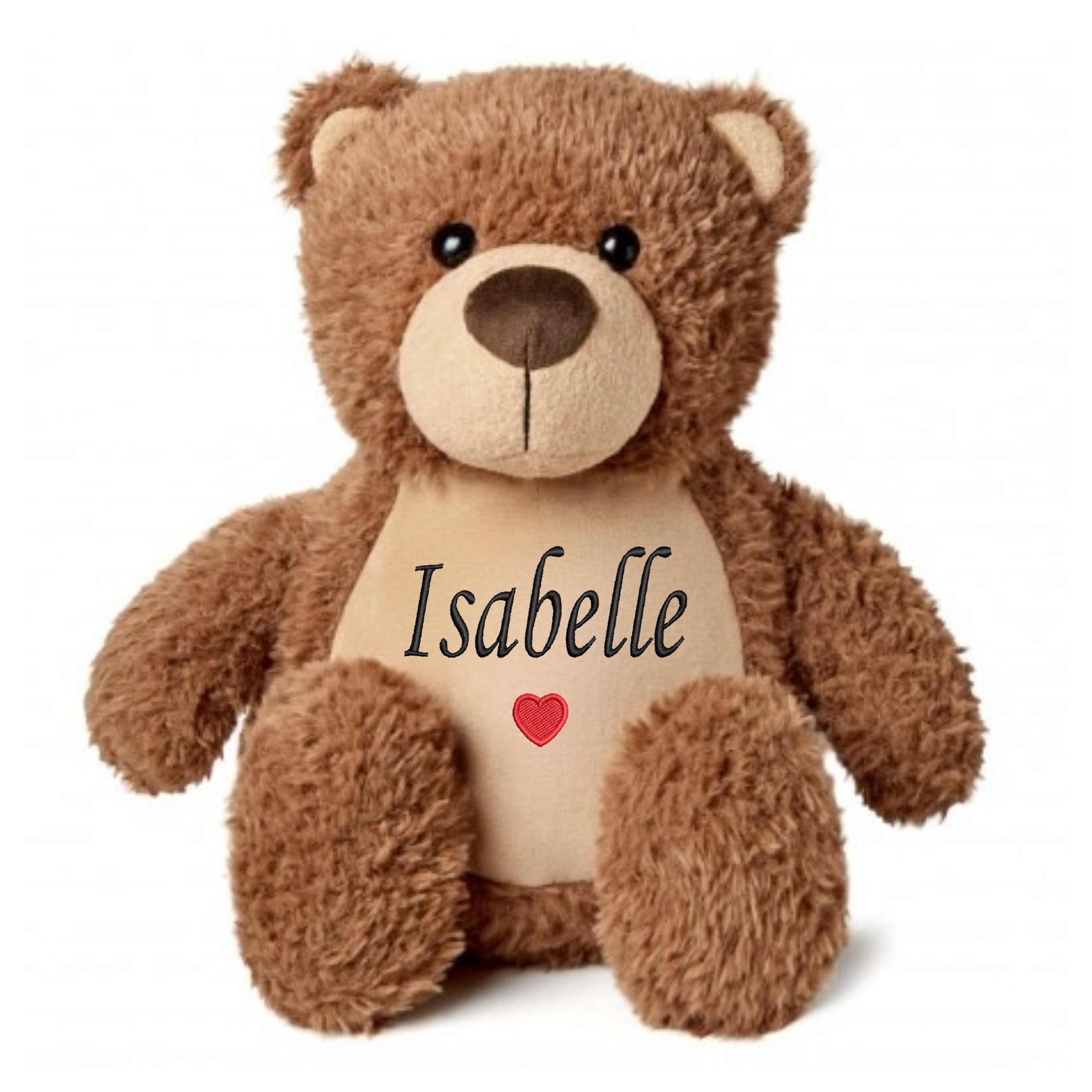Personalised Brown Teddy Bear – Large 42cm Soft Plush Toy – Custom