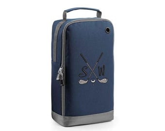 Personalized Embroidered Golf Shoe Bag: Water-Resistant Golfer Gift