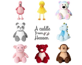 Ángel conmemorativo personalizado: recuerdo bordado