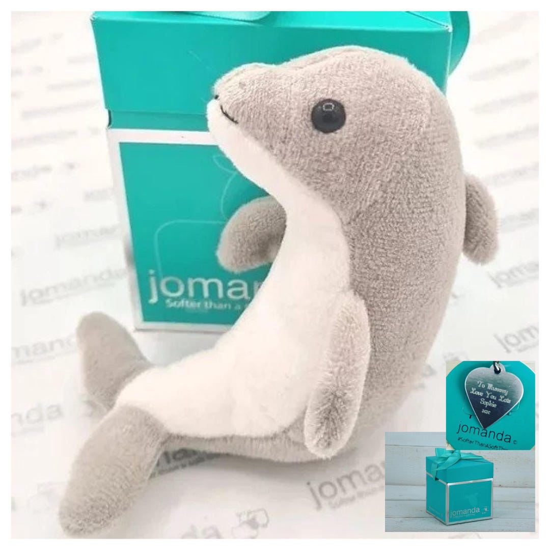 Peluche a forma di delfino, Delfino Mini, Mini, Peluche, Testato