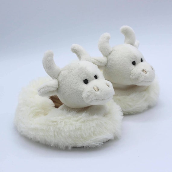 Uk Story Highland Cow Slippers Thick-soled Cow Slippers, Home Bedroom,  Increase The Feeling Of Stepping On Shit, Cotton Slippers | Fruugo BH