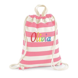 Kindersporttasche, Kinder-PE-Beutel, Mädchen ziehen Schnurbeutel, personalisierte Sporttasche, personalisierte Schultasche, Sporttasche, Jungen-Sporttasche