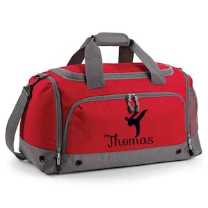 Personalisierte Karate Weekender Tasche, Kinder Martial Arts, Jungen Mädchen Uniform, Judo Kit Kinder Taekwondo