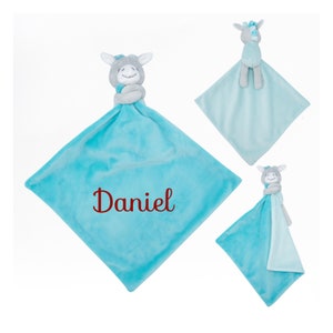 Personalized Comforter, Baby Snuggle, Donkey Comforter, Baby Blankets, Shower Gift, First Baby Toys, Personalized Blanket ,Baby Gift