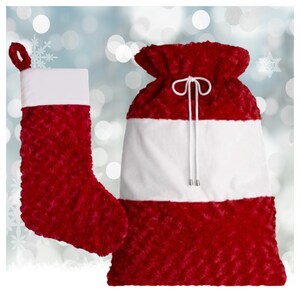 Personalisierter Weihnachtssack, Weihnachtssack, Strumpf personalisiert, Babys erstes Weihnachtsgeschenk, Weihnachtstasche, Weihnachtsgeschenkset