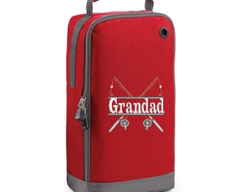 Personalised Fishing Accessory Bag - Embroidered Monogrammed Motif With Custom Name Or Initials, Free 48hr Tracked P&P - View #10