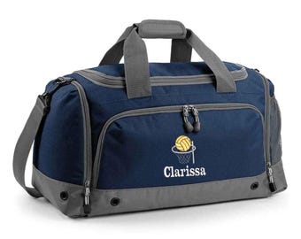 Personalized Embroidered Netball Holdall: Water-Resistant Sports Gym Bag