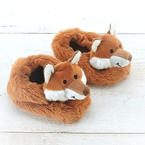 Fox Slippers Etsy