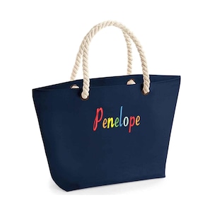 Personalised Beach Bag , Personalised Holiday Bag, Personalised Holdall , Personalised Swimming Bag ,Personalized Beach Bag ,Pink Beach Bag