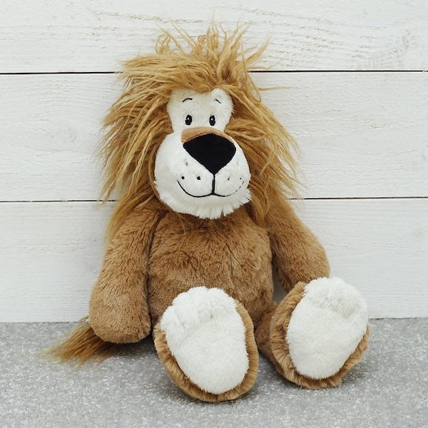 Lion Soft Toy, Baby Lion, 30cm Teddy Bear, Cuddly Toy, CE Tested, Lion Gift