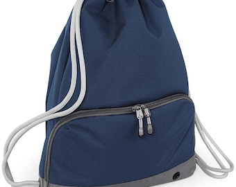 Personalized Athleisure Gymsac – Water-Resistant Drawstring Bag with Shoe Pocket for Gym, Swimming & Kids