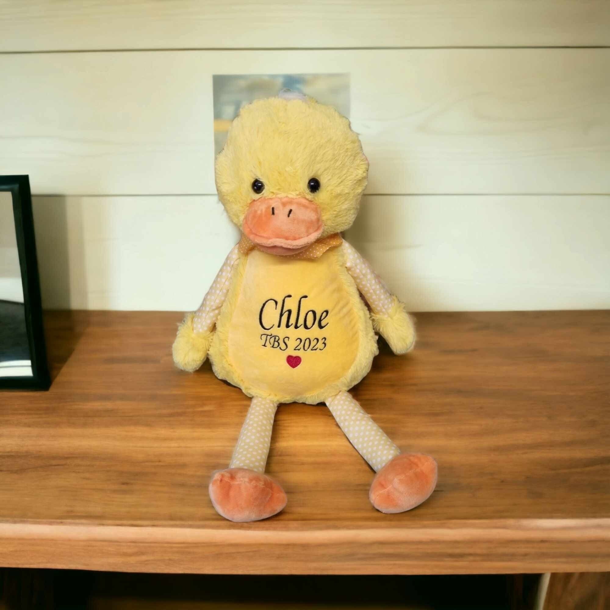 Personalised duck teddy hotsell